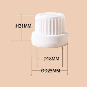 Tappo in plastica a prova di bambino da 18mm 18/410 con tappo in bianco e nero tappo a vite <span class=keywords><strong>per</strong></span> bottiglie di vetro oli essenziali - Product Image 2