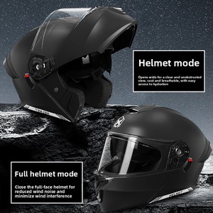 Casco de Motocicleta para Invierno, Cálido, para Todas las Estaciones, Abierto, Medio Casco de Seguridad para Hombres, para Motocicleta y Vehículos Eléctricos - Product Image 2