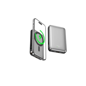 ABS Semi-Solid State Power Bank Magnetic Wireless Charger 15W 10000mAh Fast Charging Powerbank