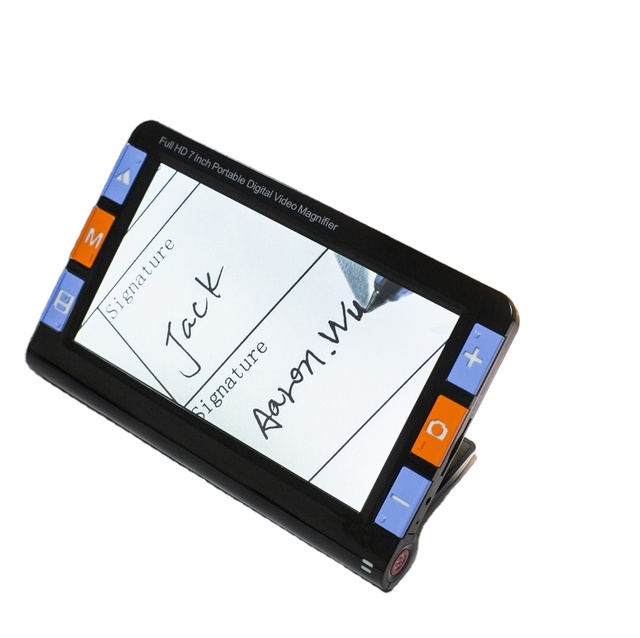 25% Saved High Quality Low Vision 7 Inch Device Video Magnifier USB C Digital Dynamic Line for Visually Impaired Aids