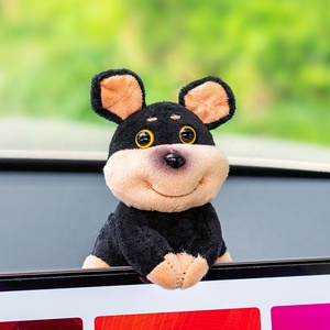 Boneka anak anjing mobil mewah dekorasi kopling penyeka mobil saklar sinyal belok dekorasi boneka penyeka mobil anjing Kawaii - Product Image 6