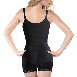 Underbust Shaper <strong>Slimming</strong> <strong>Bodysuit</strong> for Women Plus Size S-3XL Tummy Control Underwear Open Crotch Design Zipper Closure - Product Image 3