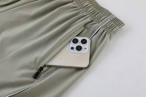 女式运动短裤2层固体快干涤纶跑步短裤2合1透气健身房健身活动短裤 - Product Image 5