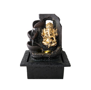 Ganesha fontaines d'eau petit <span class=keywords><strong>bouddha</strong></span> <span class=keywords><strong>fontaine</strong></span> d'eau pour <span class=keywords><strong>fontaine</strong></span> de table intérieure - Product Image 3