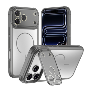 Étui de téléphone magnétique en PC+TPU avec protection d'objectif antidérapante pour <span class=keywords><strong>iPhone</strong></span> 17 Pro Max - Product Image 3