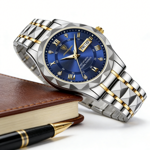 Poedagar 613/615 Orologio al Quarzo di Lusso Antico Quadrato 40mm con Cinturino in Pelle Acciaio Inossidabile Edizione Limitata Coreana Resistente all'Acqua - Product Image 4