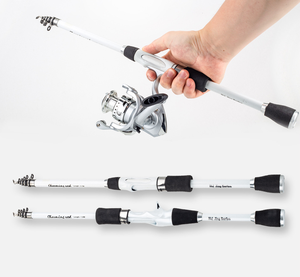<span class=keywords><strong>Canne</strong></span> à pêche télescopique Wildtrek en fibre de carbone ultralégère 1,8m-2,4m, portable pour voyage, spinning et <span class=keywords><strong>casting</strong></span>, pour la pêche au bar et au brochet - Product Image 1