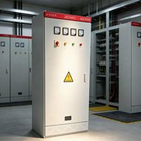 Armoire de distribution électrique industrielle basse tension GGD GCS de type fixe, coffret complet de distribution d'énergie, sûr et fiable