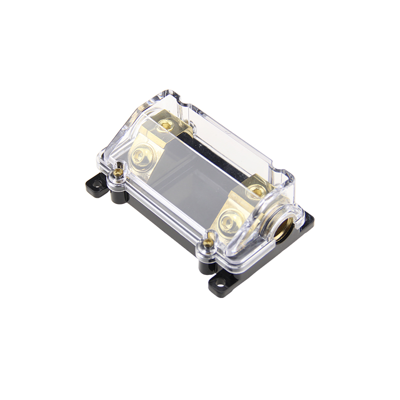 New Automotive Panel Mount Plated Agu Auto Car Audio Anl Fuse Holder