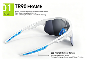 Toptan Logo Tasarımlı TR90 UV400 Rüzgar Geçirmez Koşu Bisikleti Güneş Gözlüğü <span class=keywords><strong>MTB</strong></span> Sürüş Sporları Bisiklet Gözlüğü Erkekler İçin Bisiklet Gözlüğü - Product Image 4