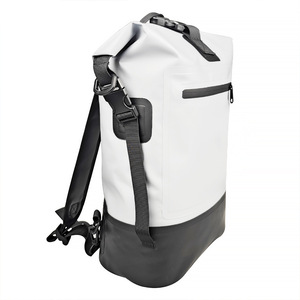 500D PVC seco saco 50L impermeável mochila com alça dupla para esportes ao ar livre casuais - Product Image 3