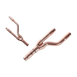 Tubo a Y in Rame Certificato CNAS e Testato per la Pressione, Durevole, per Sistemi <span class=keywords><strong>di</strong></span> Climatizzazione <span class=keywords><strong>Daikin</strong></span> VRV VRF - Product Image 1