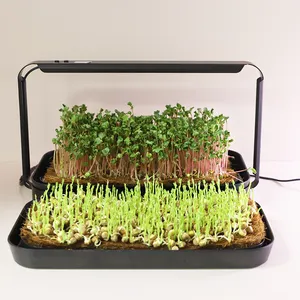 発芽キット16WLEDライトマイクログリーン成長ミディアムスマートホームキット水耕栽培システム