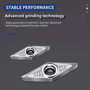Plaquettes en carbure de qualité <span class=keywords><strong>a</strong></span>éronautique WNMG 080408 pour aluminium, finition superfine, pour tournage externe CNC, OEM - Product Image 2