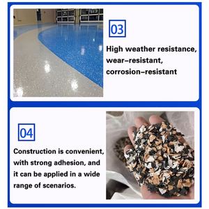 Wholesale Kintop Shandong FP-091 Colorful Epoxy Resin Composite Rock <b>Slabs</b> <b>for</b> Exterior Wall Epoxy Floor Coatings Coating - Product Image 3