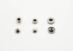 #831銅金属スナップボタンフラットバックメッキ技術工場から直接洗濯可能 - Product Image 3