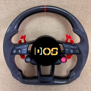 Volant en fibre <span class=keywords><strong>de</strong></span> carbone DOS compatible avec <span class=keywords><strong>Audi</strong></span> A3 A4 B9 A5 RS3 RS4 RS5 S3 S4 S5 S6 S7 A1 A7 A8 B9 B8.5 B8 A6 R8 <span class=keywords><strong>TT</strong></span> RS6 Q5 - Product Image 3