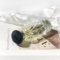 Botol Parfum Kosong Kaca, Kemasan Skincare Silinder, Botol Parfum Pompa Semprot Mewah 100ml, Dijual Pabrik