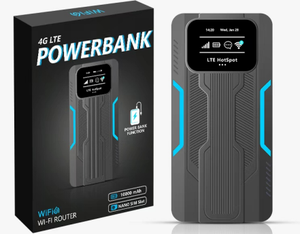 พาวเวอร์แบงค์ไร้สายแบบพกพา ไวไฟฮอตสปอต แบตเตอรี่ 10000mAh ชาร์จอุปกรณ์พร้อมกันได้ ใช้งานได้นานเป็นพิเศษ ช่องเสียบ USB - Product Image 5