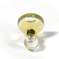 Flacon de parfum de luxe le plus vendu, flacon en verre transparent demi-rond, emballage pour soins de la peau, boîte cosmétique, flacon de parfum de 30 ml