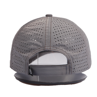 Casquette de baseball d'été personnalisable avec logo, 100 % polyester, séchage rapide, respirante, maille ajustable, style sportif