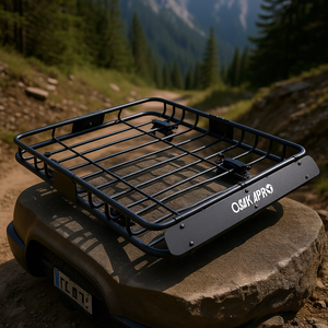 OSAKAPRO Portapacchi da Tetto in Acciaio da 42 Pollici con Cestello e Staffa di Montaggio - Product Image 2