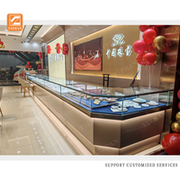 Compteur d'affichage optique élégant de lumière de MDF LED pour des montres et la vitrine de magasin de bijoux pour la décoration de magasin