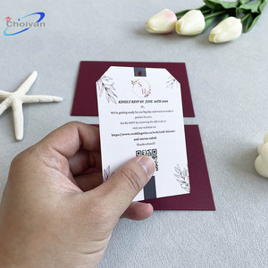 Enveloppe en velours gaufrée pour cérémonie <span class=keywords><strong>de</strong></span> <span class=keywords><strong>mariage</strong></span>, cartes personnalisées, ensemble d'invitations <span class=keywords><strong>de</strong></span> <span class=keywords><strong>mariage</strong></span> élégant et unique - Product Image 2