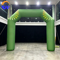 Arche gonflable de départ/arrivée pour marathon, arche d'entrée pour courses en plein air, événements sportifs, publicité, résistante aux intempéries, avec ventilateur intégré
