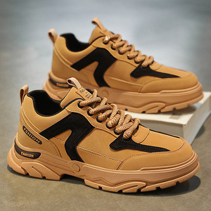 <b>Men</b> Autumn New <b>Work</b> <b>Shoes</b> Thick Sole Anti-Slip Durable Casual Trendy Sport Sneakers - Product Image 2