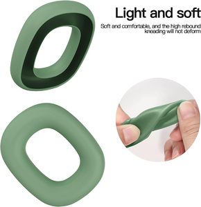 Fundas Protectoras de Silicona para Auriculares <span class=keywords><strong>Airpods</strong></span> Max, Funda de Silicona para Auriculares, Resistente al Sudor, Fácil de Lavar - Product Image 4