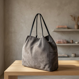 Sacs à main décontractés pour femmes en cuir véritable imperméables, légers, durables, avec fermeture éclair, grande capacité, de la marque BS INTERNATIONAL - Product Image 1