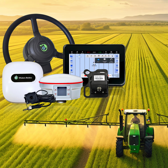 Tractor Navigation Full Satellites Self-guiding System for Agriculture Tractor Gps RTK Tractor Autopilot Navigation System