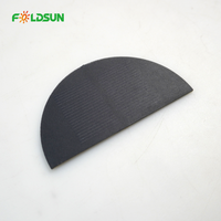 Panel Surya PERC PET Semi-Sirkular untuk Pompa Kolam Air Mancur Tahan Air Anti-Penuaan Tahan UV Ukuran Kustom Pabrik OEM Langsung