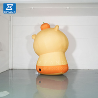 Mascotte gonflable de dessin animé d'animal de modèle de Capybara en peluche pour la décoration de jouets gonflables de décoration