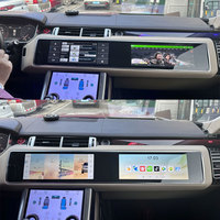 Nouvel Arrivage Double Lecteur Vidéo GPS Android 12.3 Pouces Adas Multimédia pour Land Rover Range Sport 2014-2019 Prend en Charge la Navigation