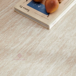 <span class=keywords><strong>Table</strong></span> basse <span class=keywords><strong>ronde</strong></span> en marbre naturel classique OEM, finition mate, beige Turquie, travertin, avec piétement cylindrique, <span class=keywords><strong>table</strong></span> <span class=keywords><strong>console</strong></span> Travertino - Product Image 4