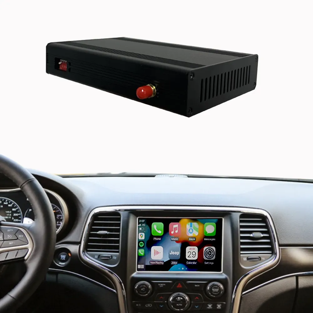 Apple Carplay inalámbrico para Jeep Grand Cherokee 2014-2022 Radio REPRODUCTOR DE DVD para coche Mirror Link Android Auto navegación GPS