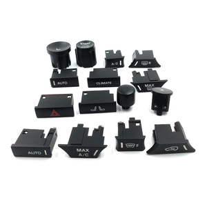 Kit de molduras interiores Sirui para Land Rover Range Rover 2012-2016, panel de salpicadero de plástico negro mate con cubiertas para botones - Product Image 3