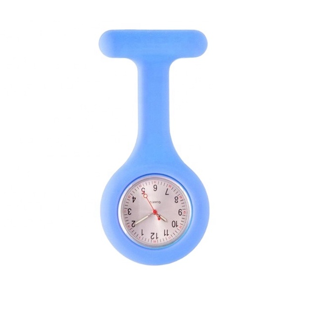 Nurse Watches Quartz Movement Eco-friendly Rubber Band 3BAR Water Resistant Non-toxic Alloy Case Nickel Free