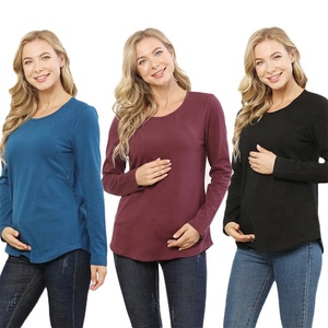 <span class=keywords><strong>Haut</strong></span> d'<span class=keywords><strong>allaitement</strong></span> NZMAN, chemise d'<span class=keywords><strong>allaitement</strong></span> pour femmes enceintes, <span class=keywords><strong>haut</strong></span> d'<span class=keywords><strong>allaitement</strong></span> en coton tricoté à manches longues avec fermeture éclair discrète - Product Image 6