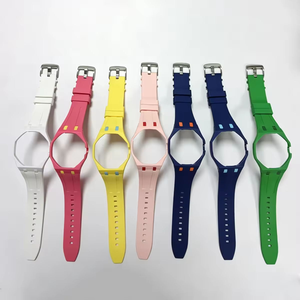 Correa de repuesto para reloj compatible con <span class=keywords><strong>Swatch</strong></span> A-P Royal Pop Series, pulsera de silicona colorida de ajuste preciso para hombres y mujeres - Product Image 1