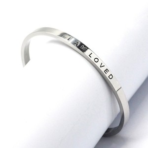 Pulseras de la Amistad para Mujeres Adolescentes, Brazalete Personalizado con Frases de Mantra para Cumpleaños, Pulsera con Logotipo Personalizado - Product Image 5