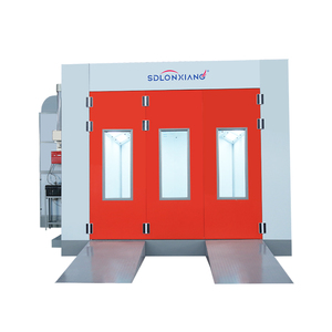 Cabine de <span class=keywords><strong>peinture</strong></span> et de séchage ultra-économique à chauffage au gaz, avec brûleur Riello italien 6,5 kW, pour la réparation de carrosseries automobiles - Product Image 4