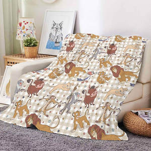 ผ้าห่มผ้าสักหลาดขนแกะลายการ์ตูนน่ารักพิมพ์ได้ตามต้องการสำหรับเด็กทารกผ้าห่มเดินทางในรถยนต์ - Product Image 1