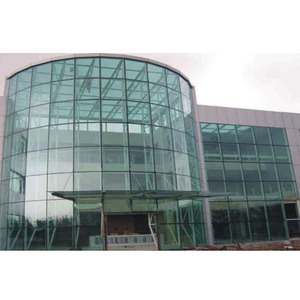 Système de mur-rideau en verre et aluminium à contrôle solaire personnalisé pour vitrages extérieurs de grandes façades de centres commerciaux - Product Image 1