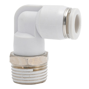 LiYuan Pneumatic <b>Quick</b> <b>Connector</b> 10mm Stainless Steel Elbow Fitting For Air Hose Compressor PL8-02 - Product Image 2