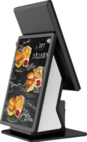 Kiosque d'affichage publicitaire de paiement de commande tactile personnalisé en métal, borne de paiement automatique, tablette POS