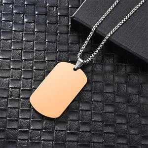 ป้ายสุนัขแบบกำหนดเองสร้อยคอเปล่าสำหรับสลักชื่อสัตว์เลี้ยงแบบระเหิดอุปกรณ์เสริมปกโลหะ - Product Image 2