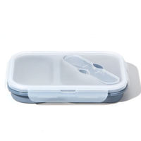 Vente en gros de boîte à lunch pliante en silicone de qualité alimentaire sans Bpa ensemble de boîte à bento pliable récipient de stockage alimentaire pliable